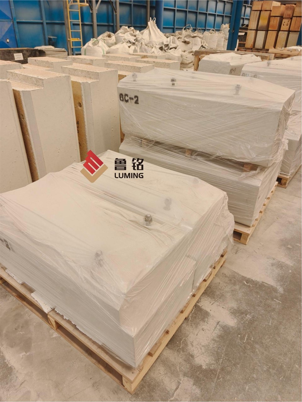 Corundum Precast Block For Industry Kilns factory